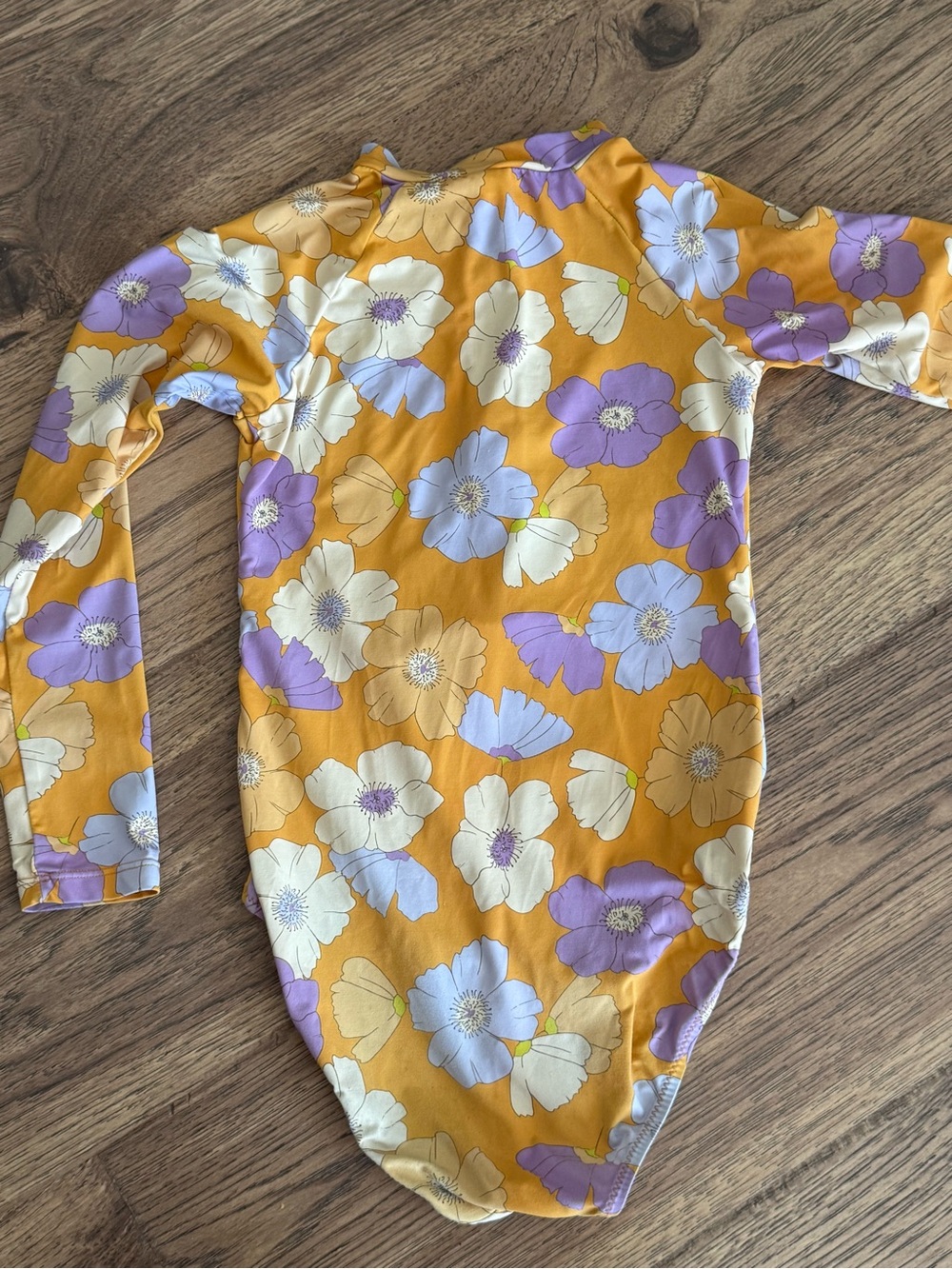 Zara Kids Long-Sleeve One-Piece Swimsuit 9-10 yrs